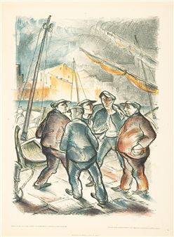 Harbour of Marseille - Fritz Gross