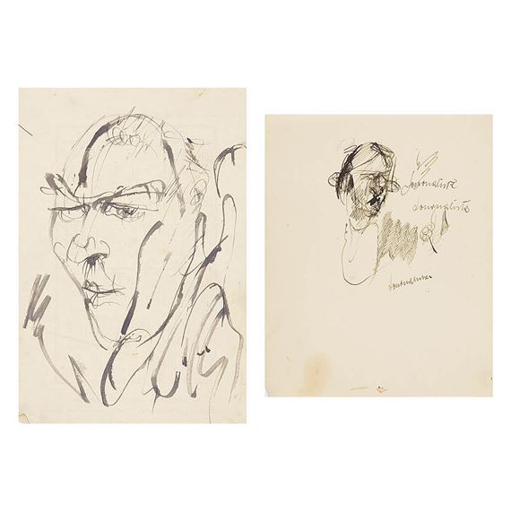 Study of a face; Journalist - Siegfried Charoux