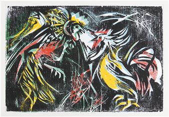 Fighting Roosters - Martin (fra Oswald) Miletitsch