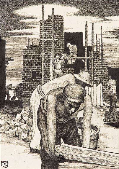 Workers by Erwin Stolz