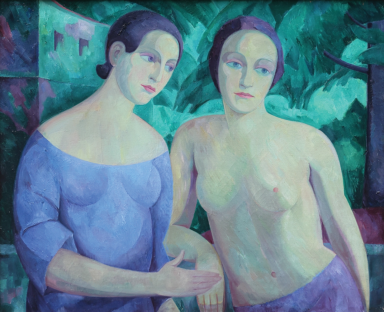 Maximilian Reinitz | Two women (1927) | MutualArt