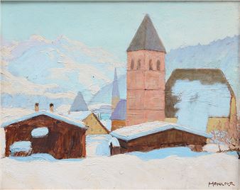 Snowy village - Walter Honeder