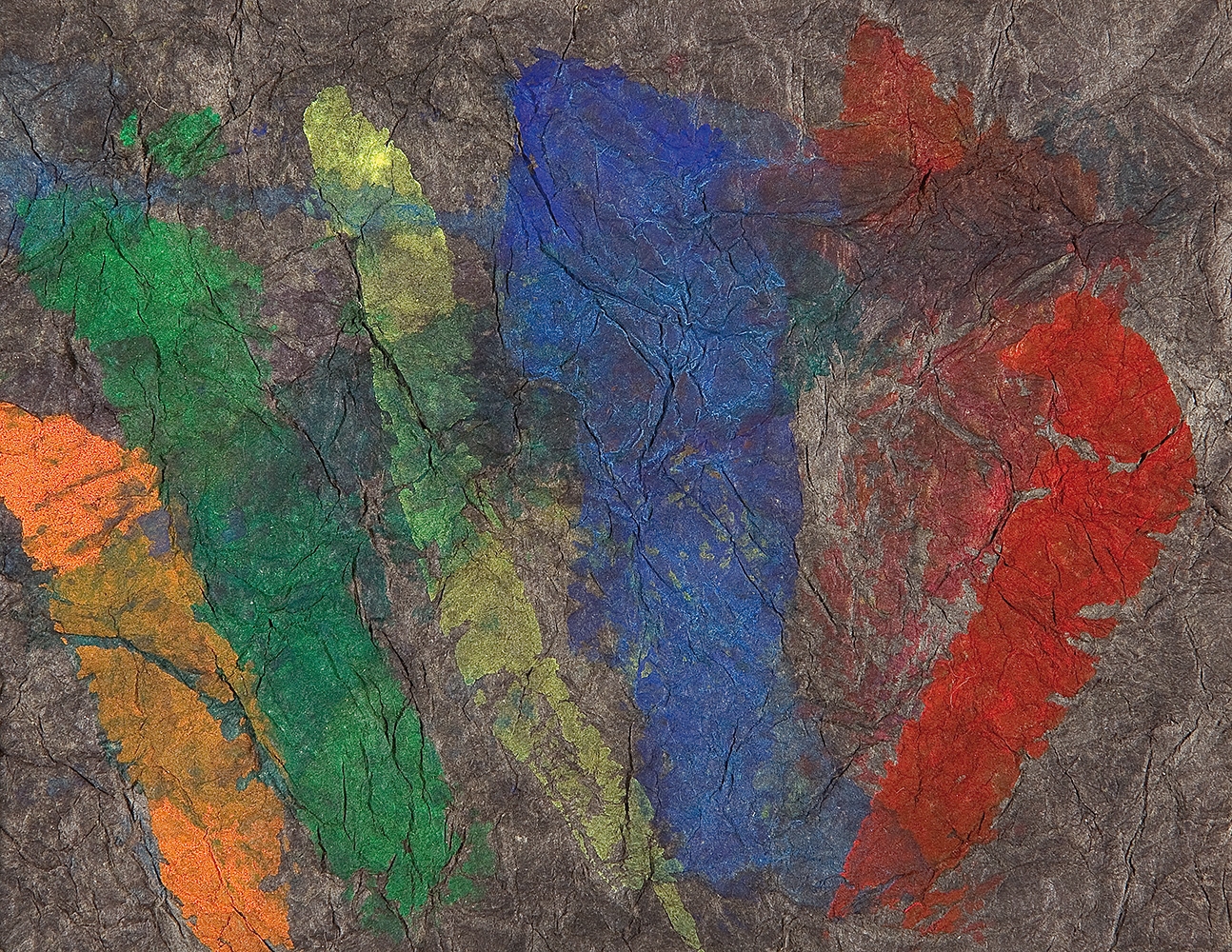 Artwork by Gottfried Mairwöger, Composition, Made of oil on paper