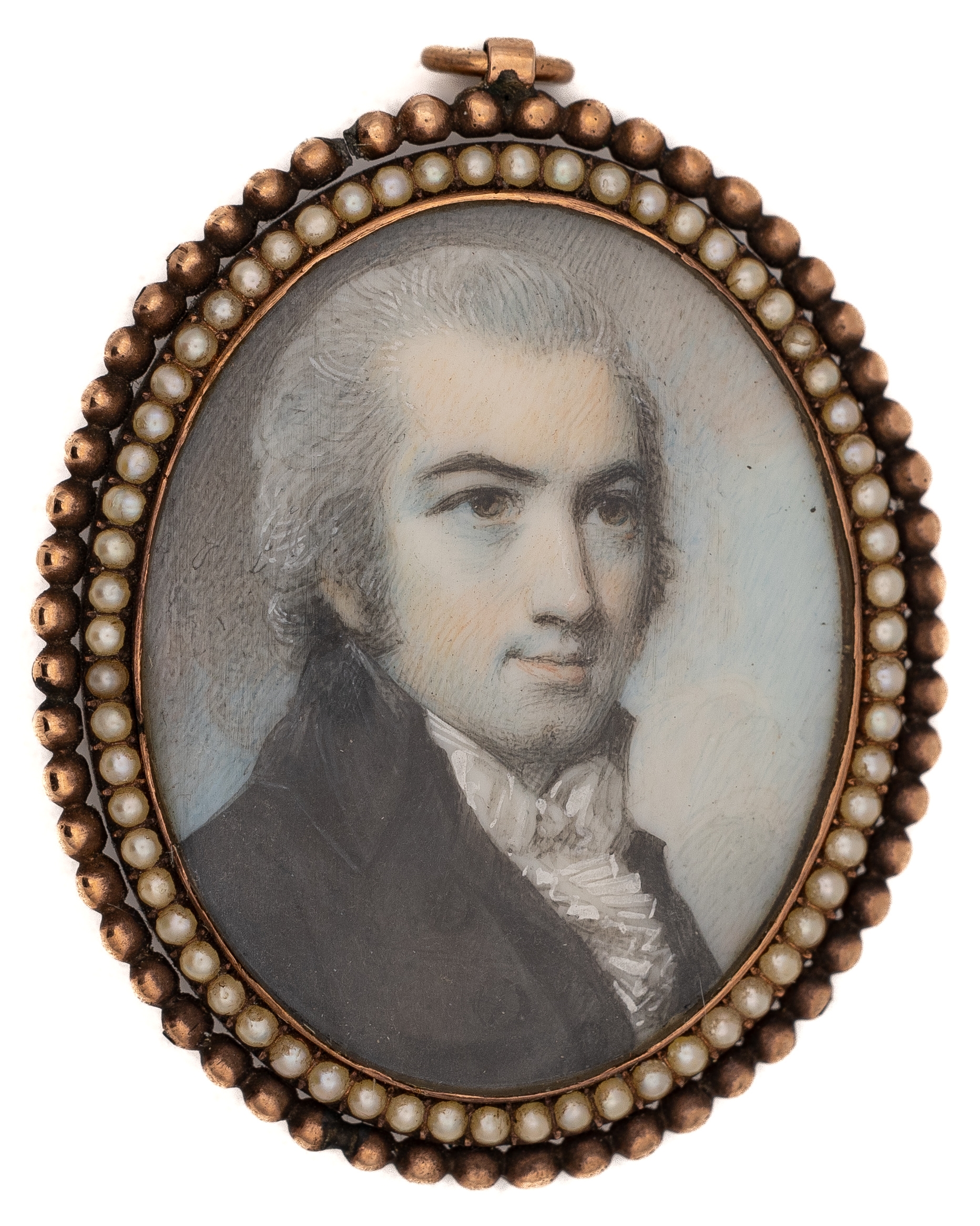 George Engleheart | Portrait eines Gentleman in schwarzem Mantel und ...