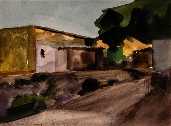 Soir à Palerme by Albert Chavaz, 1965