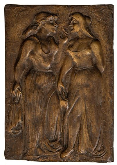 Im Gespräch by Eduard Spörri, datiert 1980