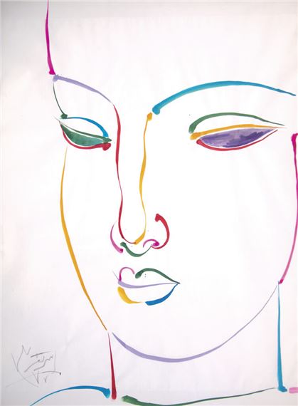 Untitled by Ahmad Amin Nazar, painted in 1998