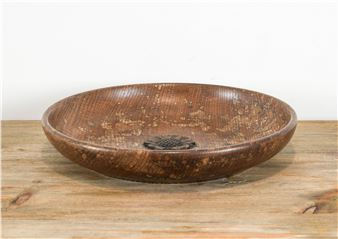 Kingfisherman: Herbert Bird (York): An Oak Fruit Bowl - Herbert Bird