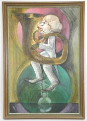 Musicians on Unicycle - Paul Szentkuthy