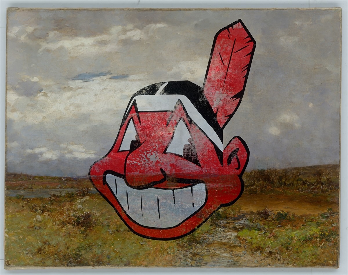 Artwork by Cyprien Gaillard, Untitled, Made of Oil and colour silkscreen on canvas