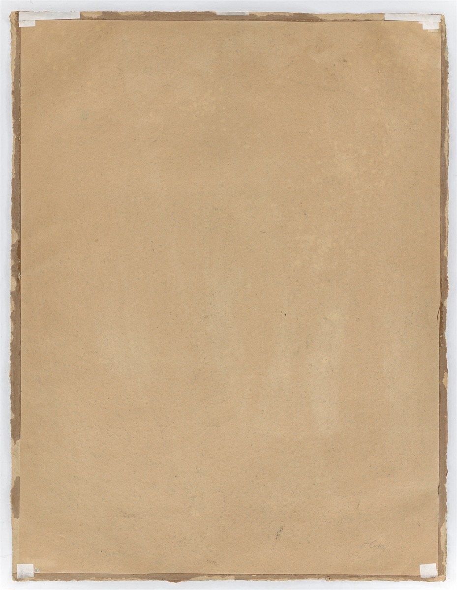 Artwork by Ernst Ludwig Kirchner, Woman in the garden, Made of Watercolour and pencil on paper