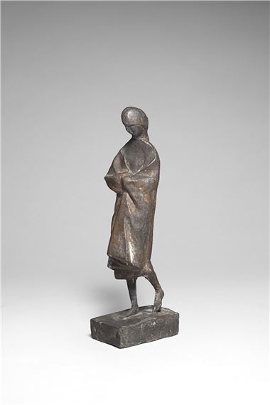 Schreitendes Mädchen - kleine Trauernde - Hans Wimmer