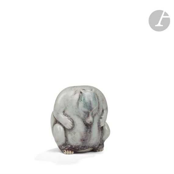 Seated teddy bear - Ernest Chaplet