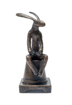 Hare on a Flower Pot