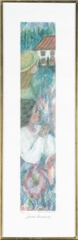 JEANNE GAUDET GRENIER "JOURS HEUREUX" LTD ED PRINT - Jeanne Gaudet-grenier