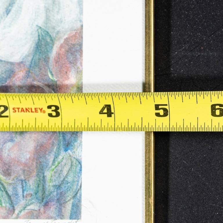 Artwork by Jeanne Gaudet-grenier, JEANNE GAUDET GRENIER "JOURS HEUREUX" LTD ED PRINT, Made of OFFSET PRINT ON PAPER