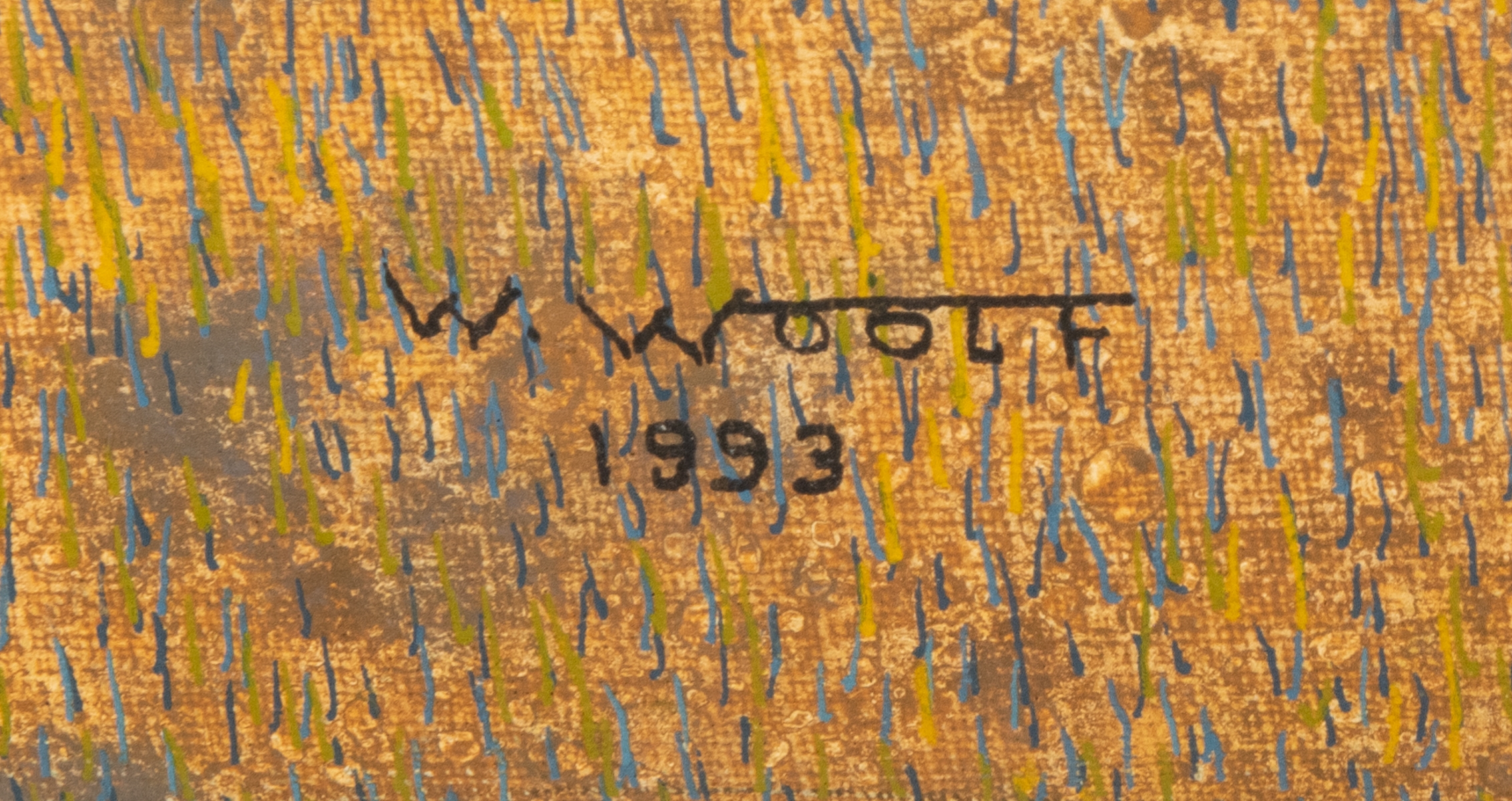 Bill Woolf | WOOLF, Bill (American, 1927-2024) Untitled (1993) | MutualArt