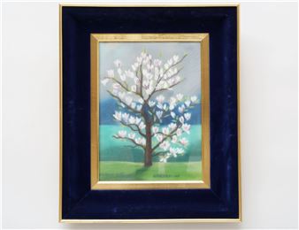 magnoliaträd i blom - Blixt Margit