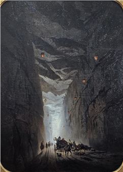 La grotta di Posillipo 1885 - Francesco Gamba