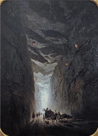 La grotta di Posillipo 1885 - Francesco Gamba