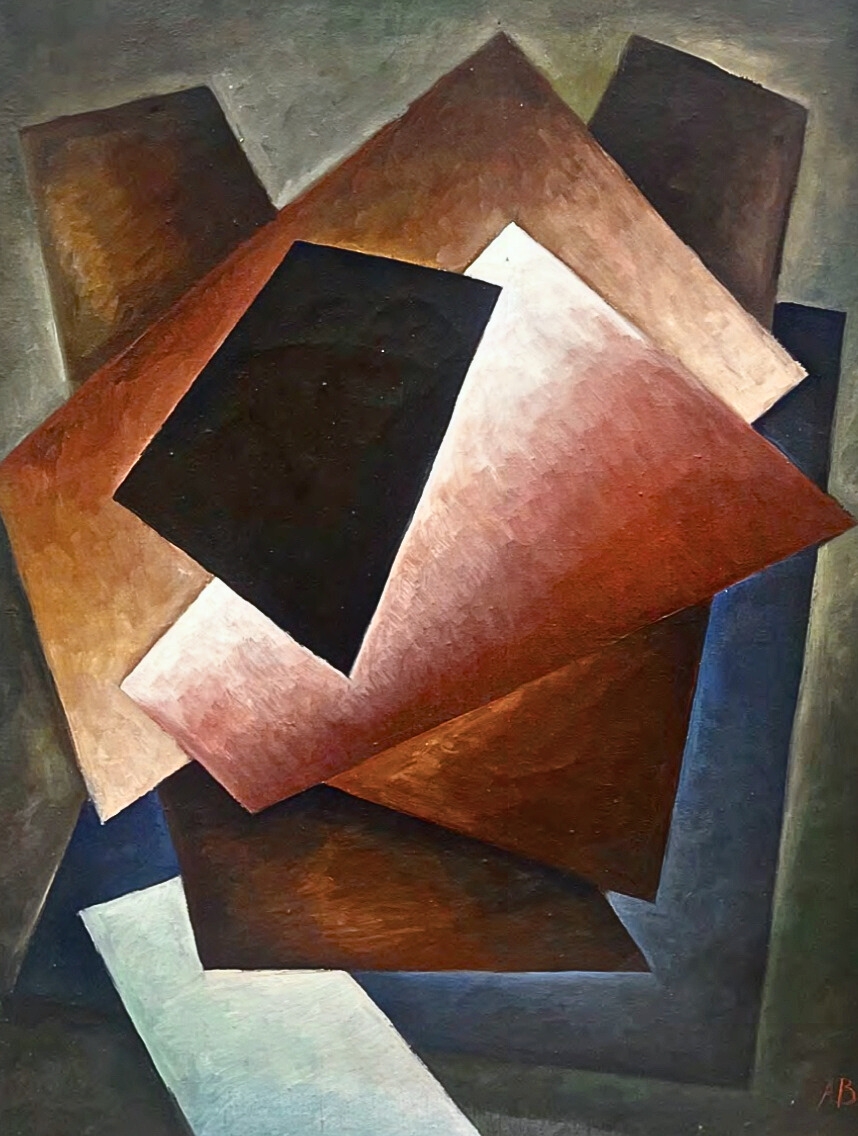 Artwork by Alexander Vesnin, Untitled, Made of Oil on canvas