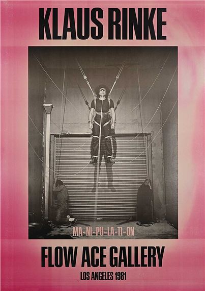 Ma-ni-pu-la-ti-on, Flow Ace Gallery, Los Angeles 1981 - Klaus Rinke