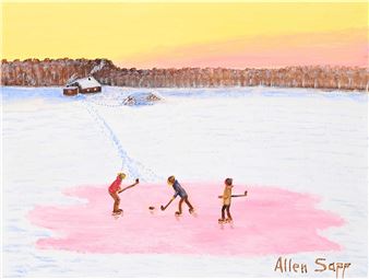 Untitled - Practice at Sunset - Allen Sapp