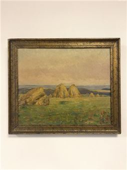 Les Meules de foin en Ardennes - Jean Baptiste Lampe