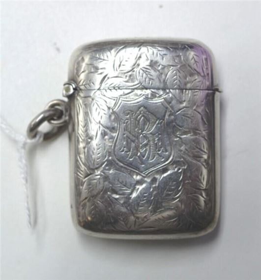 Charles Boyton | English sterling silver vesta (1898) | MutualArt
