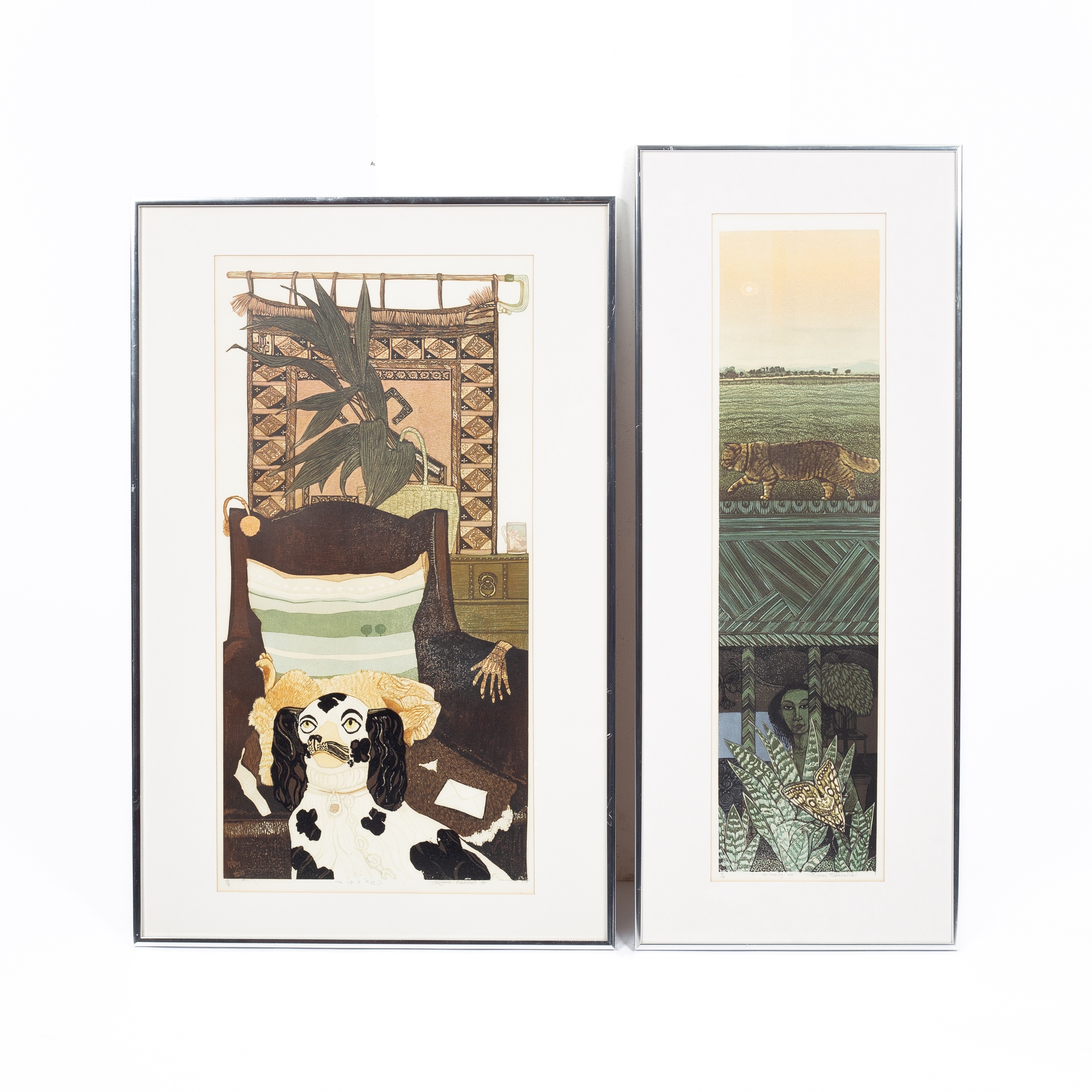 Artwork by Barbara Robertson, The Life of Riley, Made of lithograph in colours