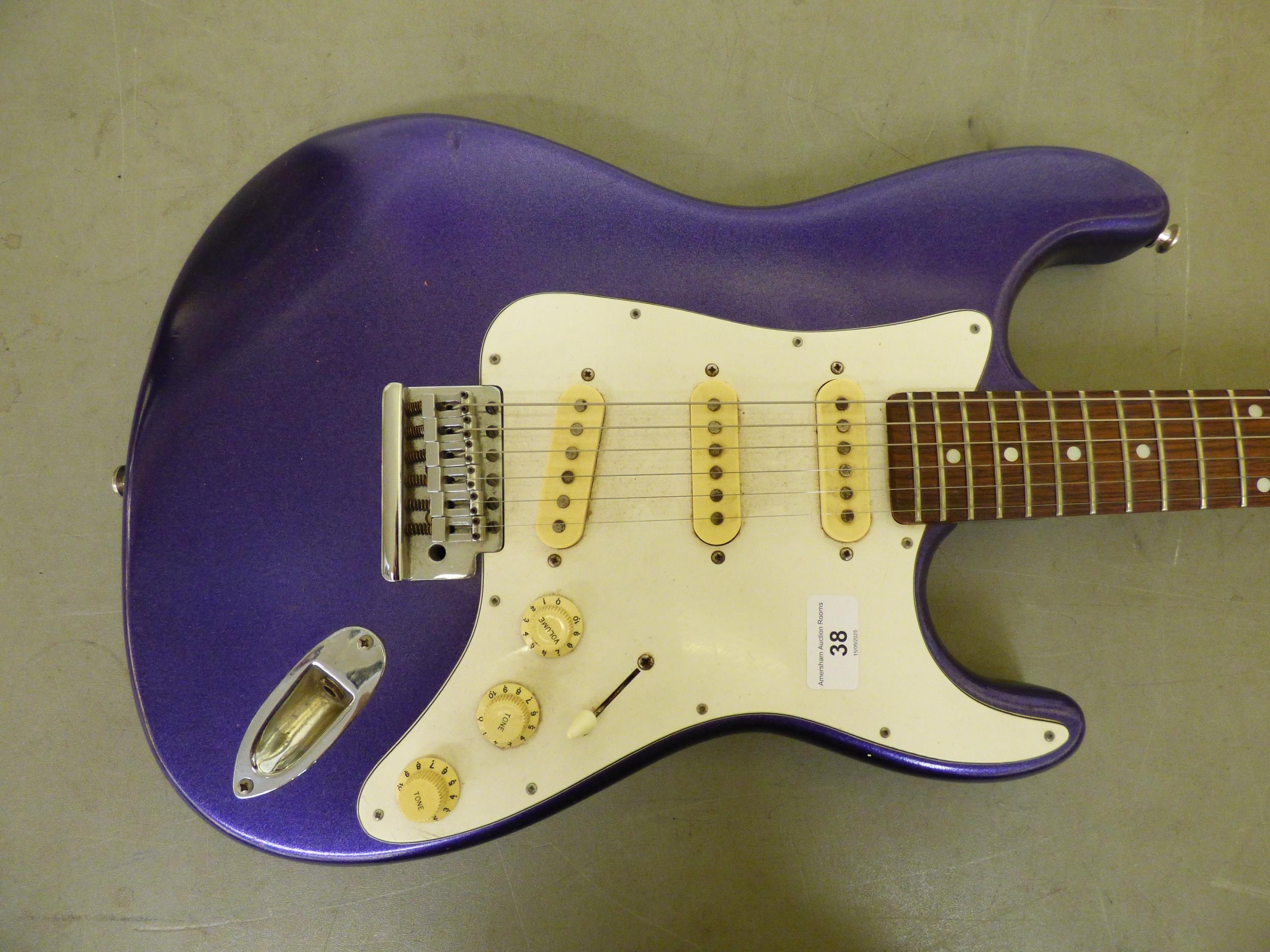 Artwork by Arbor, A Hohner Arbor MX electric guitar