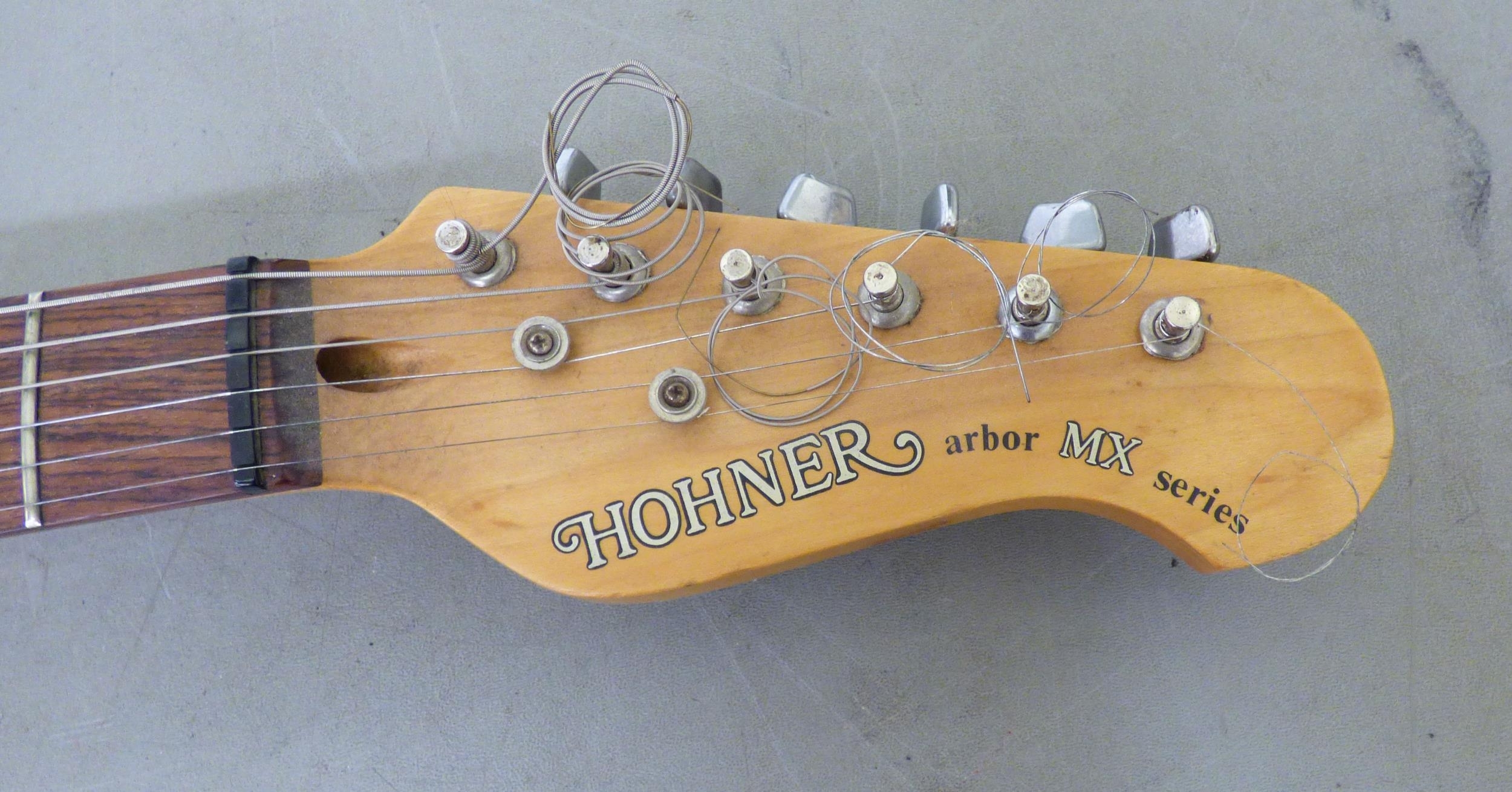 Artwork by Arbor, A Hohner Arbor MX electric guitar