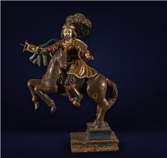 Escuela Chilena del siglo XX - Santo ecuestre - Chilean School, 20th Century