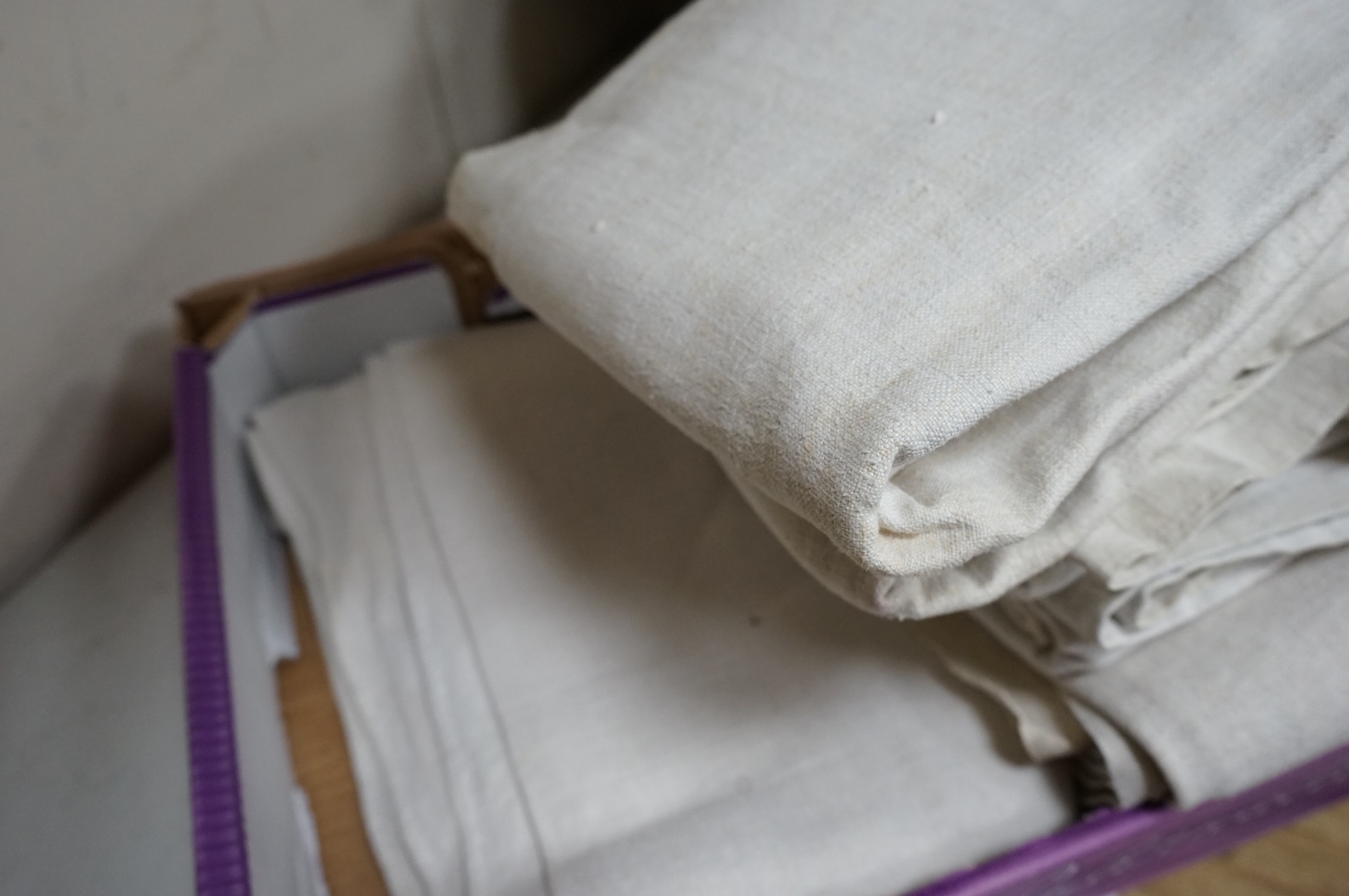 Coarse | Six coarse French provincial linen sheets | MutualArt
