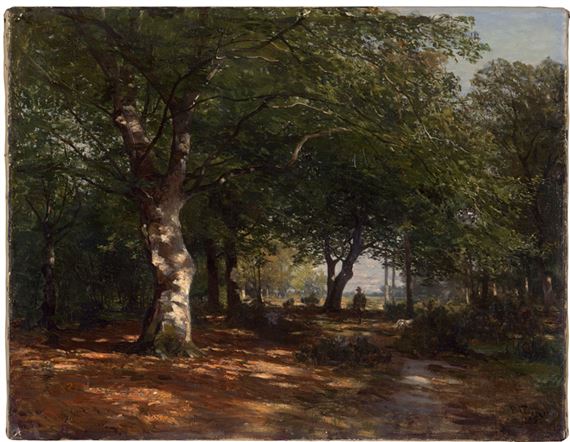 Buchenwald bei Prerow by Paul Franz Flickel, 1885