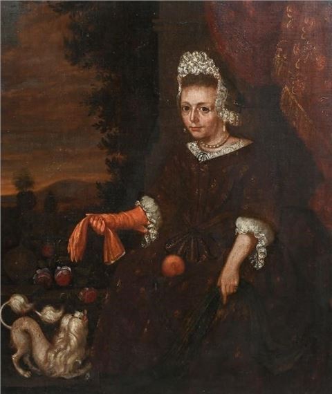 ANTIQUE PORTRAIT PAINTING CIRCLE OF DE BAEN - Jan de Baen