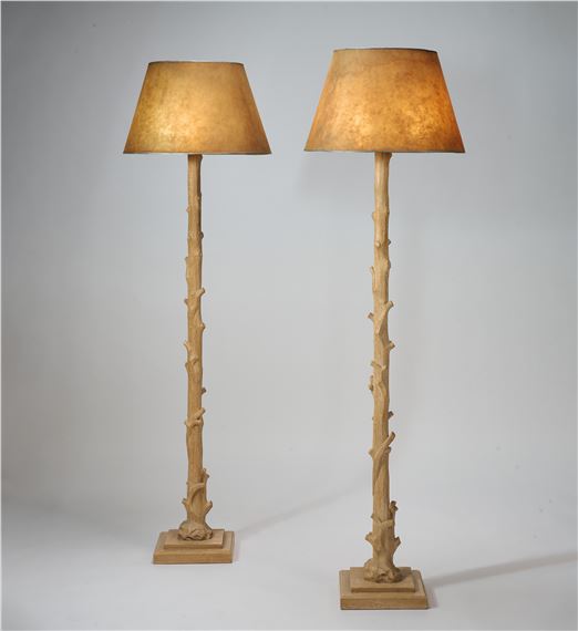 Frances Elkins | Pair of Tree-Form Floor Lamps | MutualArt