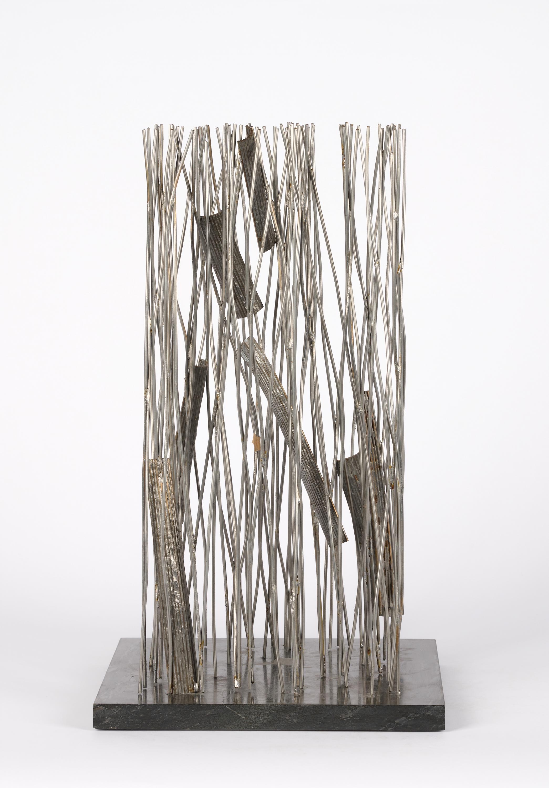 Artwork by Brigitte Matschinsky-Denninghoff, Untitled, Made of Brass and tin on slate