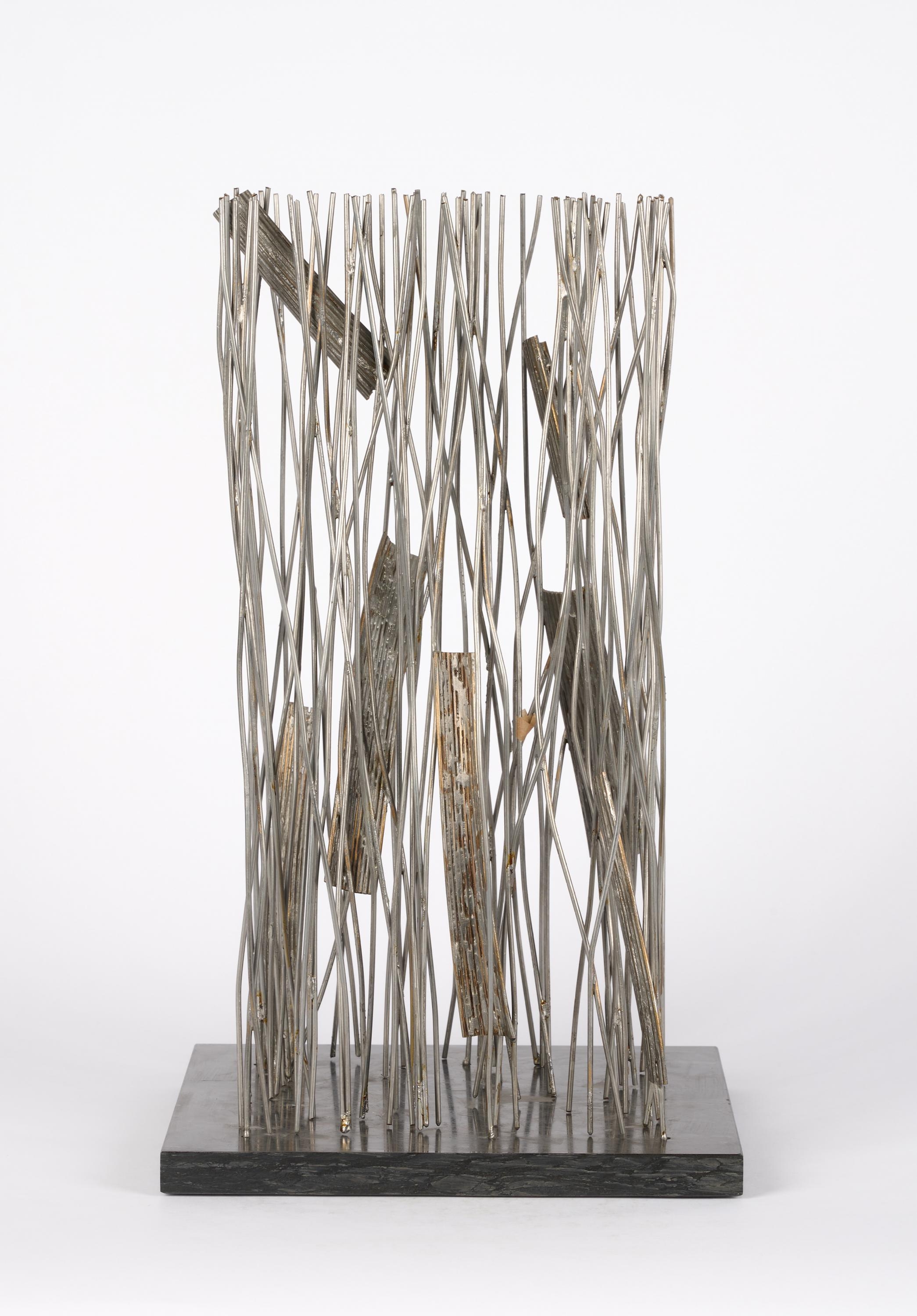 Artwork by Brigitte Matschinsky-Denninghoff, Untitled, Made of Brass and tin on slate