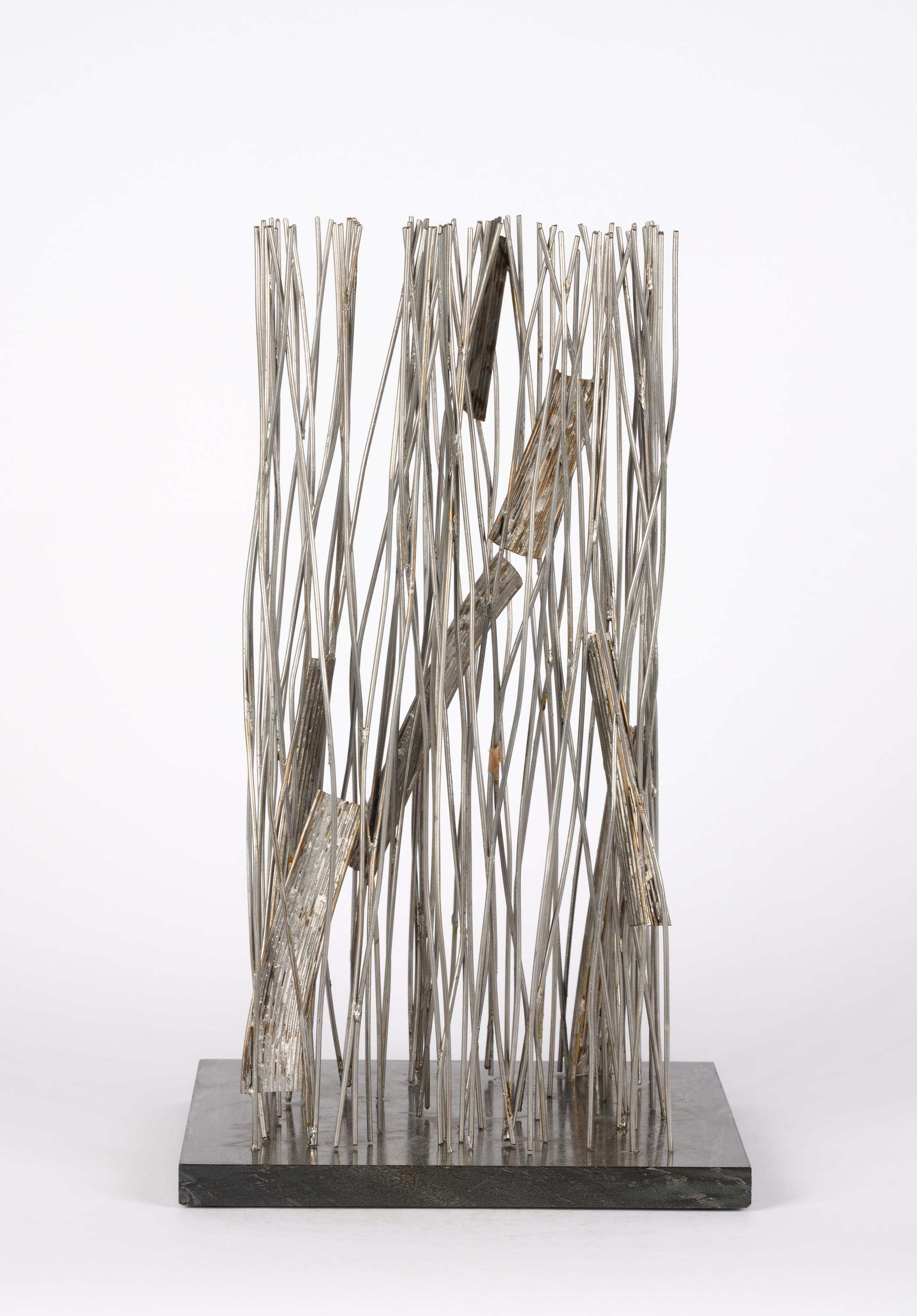 Artwork by Brigitte Matschinsky-Denninghoff, Untitled, Made of Brass and tin on slate