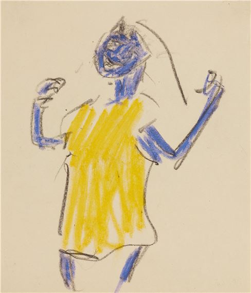 N* aus dem Zirkus Schumann by Ernst Ludwig Kirchner, Ca. 1910