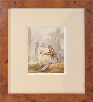 Father and child - Karl Ivanovich Kollman