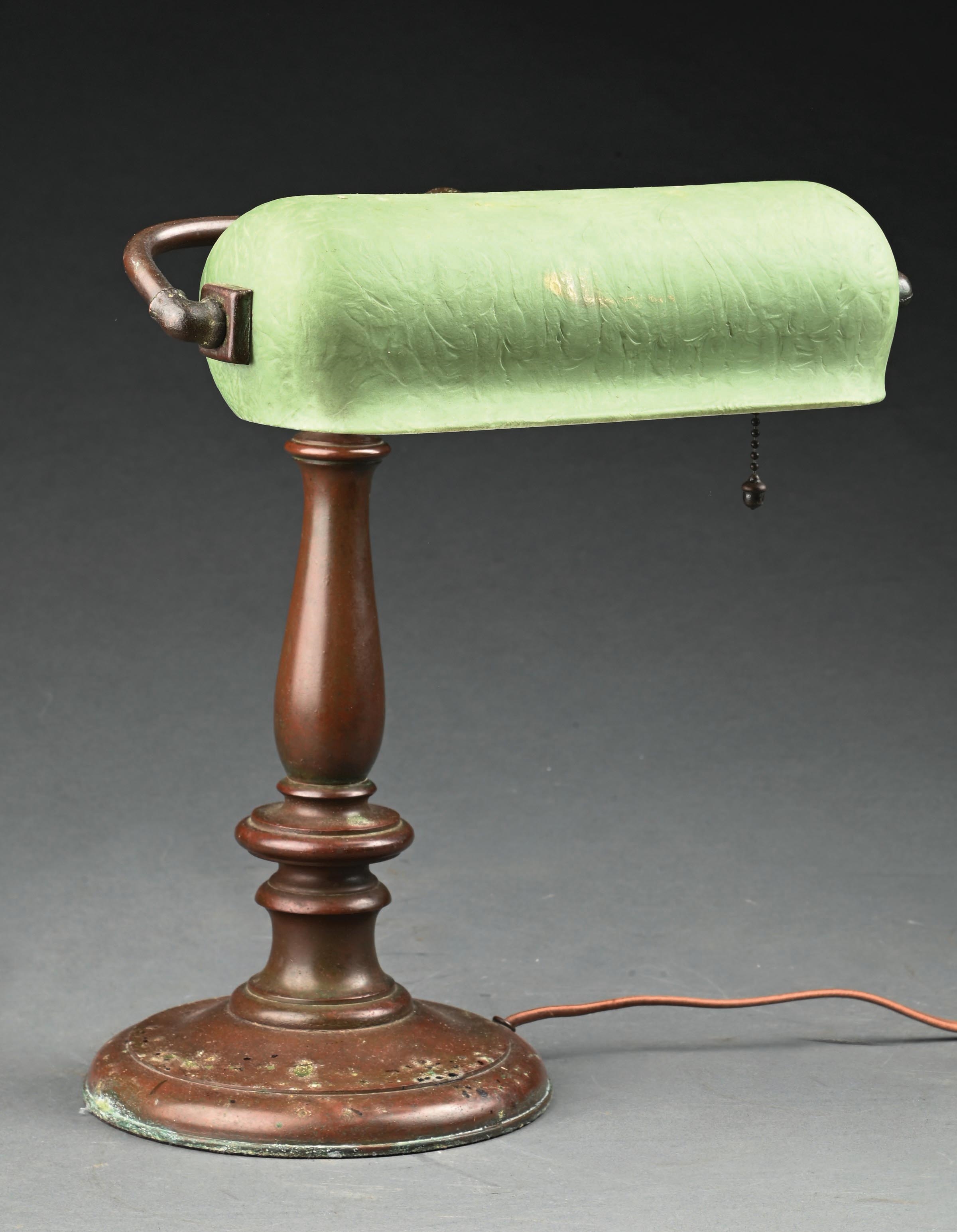 Handel | C. 1915. Original glass shade and acorn pull. Handel mark ...