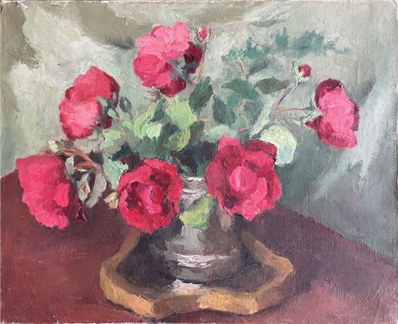 Vase de roses by Gen Luis