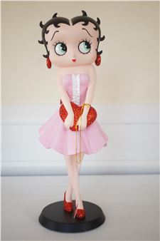 Betty Boop figure pink dress - Betty