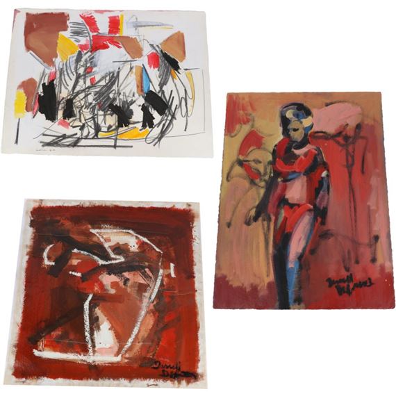 Darrell L. Anderson | 3 abstract / figural abstract compositions (2002 ...