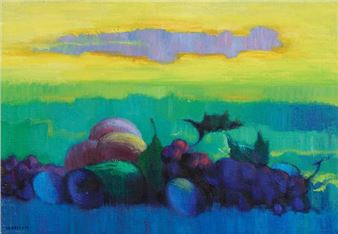 Frutta e donna nube nel tramonto, 1971 - Silvio Zanella