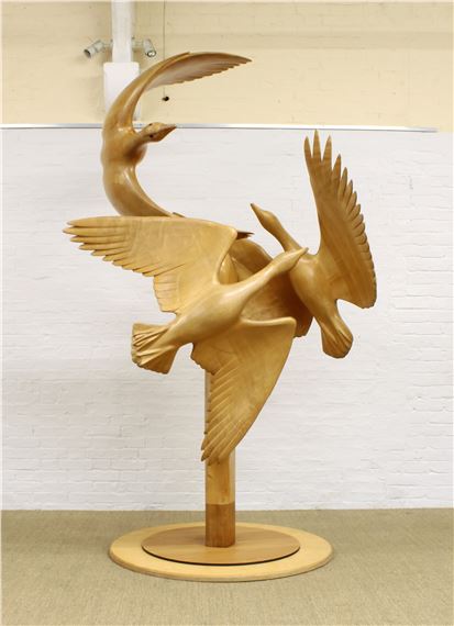 "Flying Geese" by Walter Ritchie, executed 1981-1983