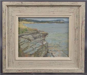 'Shoreline on the Bruce peninsula, Georgian Bay' - Evan Weekes Macdonald