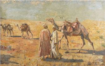 Veduta orientalista - Giuseppe Amisani